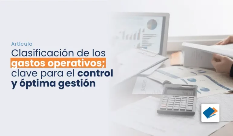 portada de artículo sobre la clasificación de los gastos operativos en la gestión de gastos